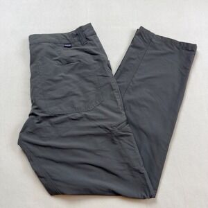 Patagonia Men's 34 Quandry Cargo Pant Zip Pocket Outdoor Hiking Style 55181 Gray